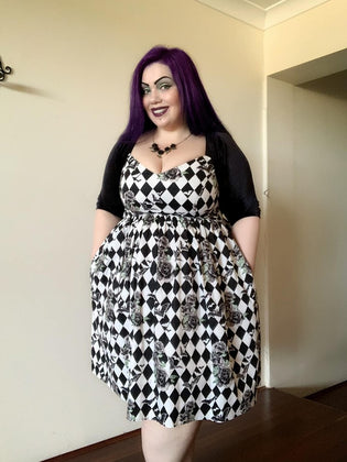  Hell Bunny Hauntley 50's Dress by Michelle Dircks