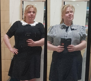  Hell Bunny Humbug Blouse and Red Balloon Top by Rachael Pye