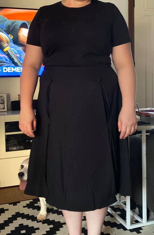  Hell Bunny Kennedy Skirt in Black by Shauna Collins