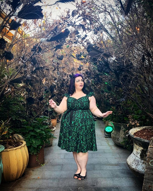  Chicstar Ruffle Sleeve Retro Dress (Pre-order) by Michelle Dircks