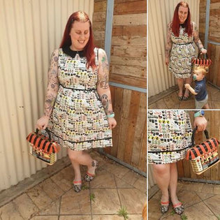  Retrolicious Sushi Dress (Pre-order) by Kim Lewis