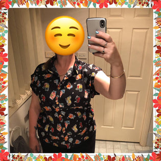  Hell Bunny Pina Colada Blouse by Sharon Stone