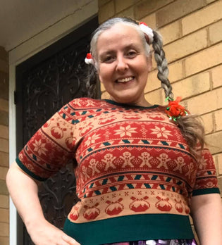 Banned Christmas Pud Top by Sharon Hosie