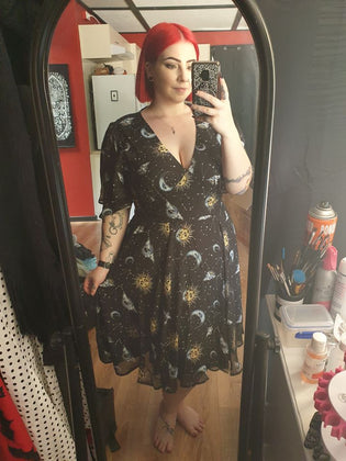  Hell Bunny Solaris Dress by Kassie Davies