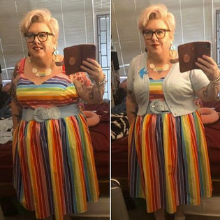  Hell Bunny Over The Rainbow 50's Dress by Danielle Lucas