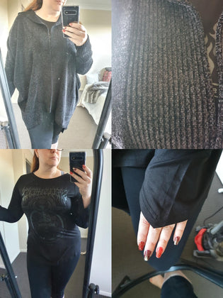 Killstar Leya Top and Envelope Me Cocoon Cardigan by Yvonne O'Shea