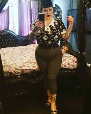  Hell bunny Jack Capri Pants by Jasmine George