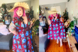  Collectif Lelani Large Bloom Swing Dress (Pre-order) by Ellie-Mae Smith