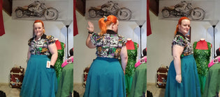  Steady Clothing Thrills Skirt in Jade by Shannon Kemp
