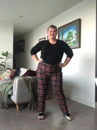  Hell Bunny Clash Skinny Trousers by Eilis Hughes