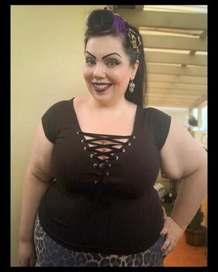  Hell Bunny Belladonna Top by Michelle Dircks