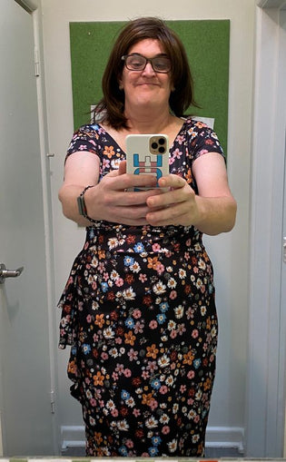  Lady Vintage Elsie Dress in Midnight Bloom (Pre-order) by Natalie Skinner