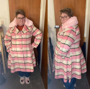  Hell Bunny Millicent Coat in Pink (Pre-order) by Danielle Lucas