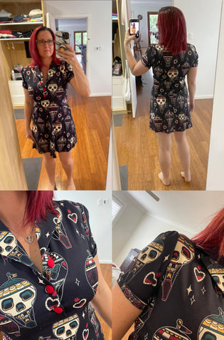  Sourpuss Rosie Bon Voyage Dress (Pre-order) by Kirsty Hansell