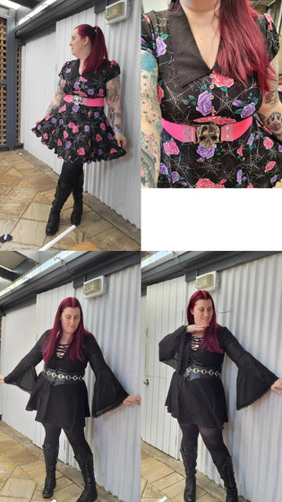  Hell Bunny Eloise Mini Dress and Hell Bunny Jett Mini Dress (Pre-order) by Kim Moyse