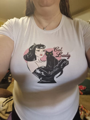  Collectif Cat Lady T-Shirt by Tiffany Toth