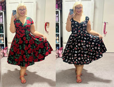 Hell Bunny Carlotta Dress and Dolce Vita Dress by Sharon Louise Smith