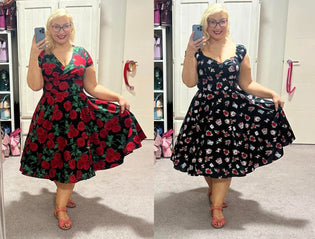  Hell Bunny Carlotta Dress and Dolce Vita Dress by Sharon Louise Smith