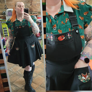  Hell Bunny Basil Pinafore (Pre-order) by Kim Moyse