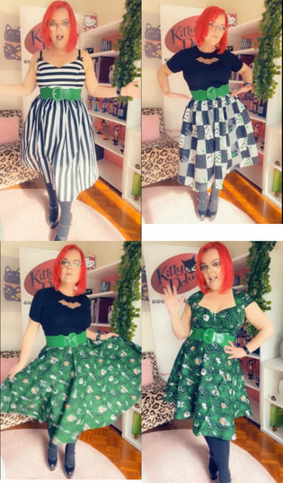  Outfits inspired by a Kitty Deluxe Kelly Green Belt - Kitty Deluxe Selfie