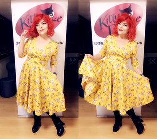  Hell Bunny Muriel 50's Dress - Kitty Deluxe Selfie