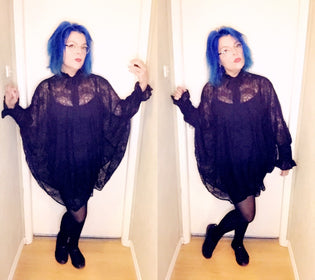  Killstar Willow Lace Blouse/Dress - Kitty Deluxe Selfie