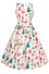 Lady Vintage Hepburn Dress in Nutcracker Print Christmas