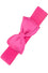 Banned Bella Bow Stretch Elastic Belt in Hot Pink Magenta