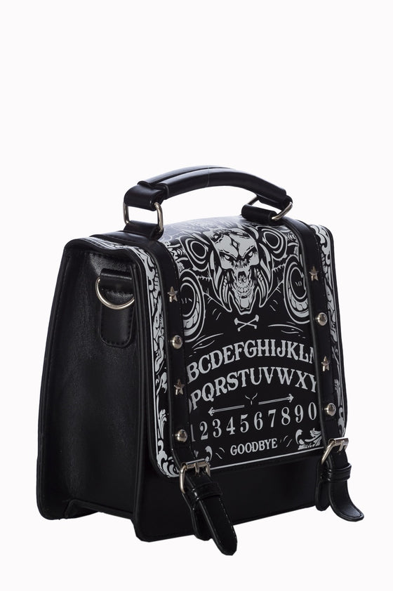 Banned Ouija Satchel Bag Purse Crossbody Gothic Witchy