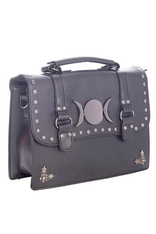 Banned Magic Moon Satchel Bag Purse Crossbody Gothic Witchy Wicca Moon
