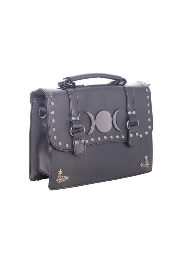 Banned Magic Moon Satchel Bag Purse Crossbody Gothic Witchy Wicca Moon
