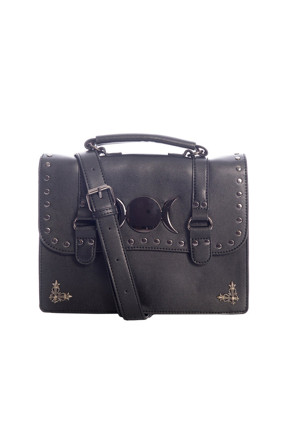 Banned Magic Moon Satchel Bag Purse Crossbody Gothic Witchy Wicca Moon