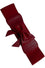 Banned Retro Play it Right Stretch Elastic Belt in Burgundy (Deep Red)