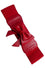 Banned Retro Play it Right Stretch Elastic Belt in Red