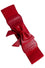 Banned Play it Right Stretch Elastic Belt in Red