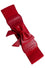 Banned Retro Play it Right Stretch Elastic Belt in Red