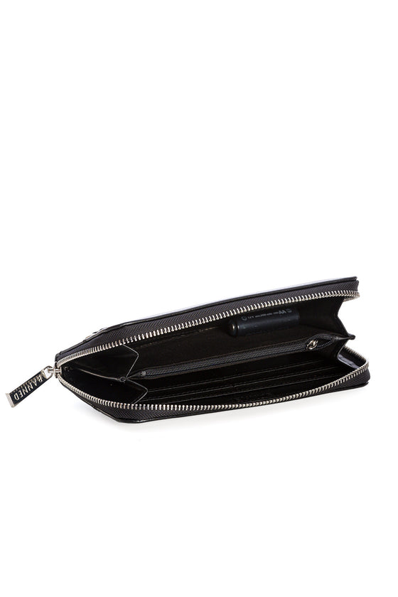 Banned Alternative Chanters Wallet Skull Moon and Lacing Detail