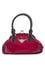 Banned Retro Night Lovers Handbag Purse in Burgundy and Black