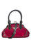 Banned Retro Night Lovers Handbag Purse in Burgundy and Black