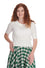Banned Retro Sweet Sunny Collared Top Jumper in Off White Knitted