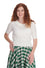 Banned Retro Sweet Sunny Collared Top Jumper in Off White Knitted