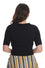 Banned Retro Sweet Sunny Collared Top Jumper in Black Knitted