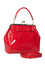 Banned American Vintage Patent Red Handbag Purse - Second Quality - Damaged
