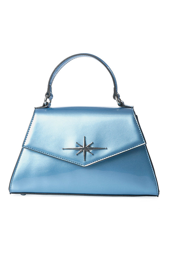 Banned Retro Dance the Night Away Handbag Purse in Blue