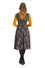 Banned Retro Scandi Hertiage Swing Dress Christmas Foxes Trees Cottage