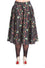 Banned Retro Scandi Heritage Swing Skirt Christmas Trees and Foxes