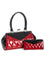 Banned Retro Lily Mae Handbag Purse with Black and Red Retro Styling