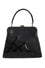 Banned Retro Twilight Time Handbag Purse in Black with Web Details