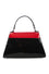 Banned Retro Maybelle Mini Handbag Purse in Red and Black with Web Details