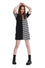 Banned Alternative Hocus Pocus Half Stripe Mini Dress
